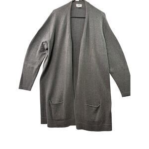 OLD NAVY LONGLINE OPEN FRONT CARDIGAN – GRAY – SIZE 3X PLUS